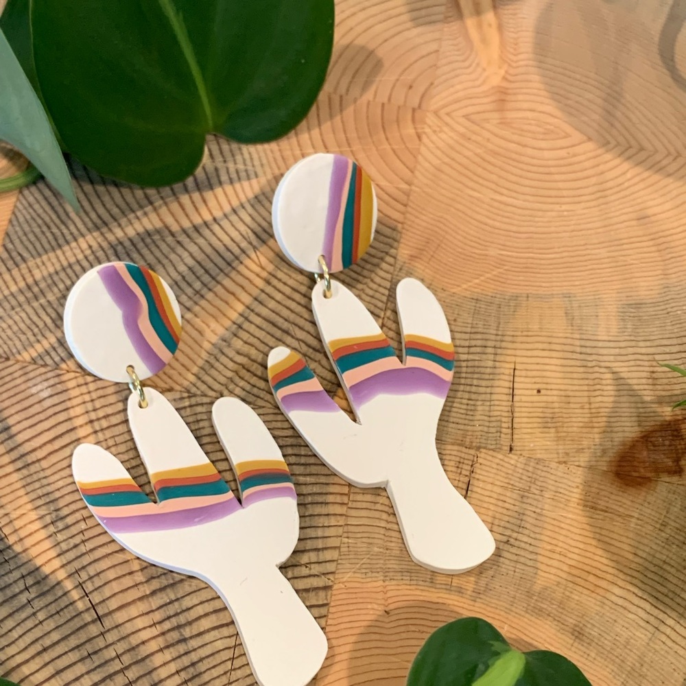 Southwestern Cactus Earrings